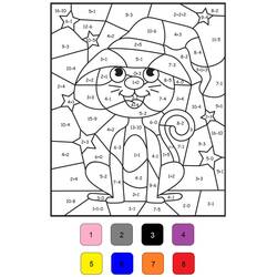 Dessin à colorier: Magique Halloween (Coloriage numéroté) #198035 - Coloriages à Imprimer Gratuits