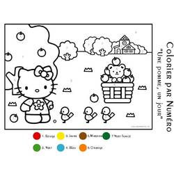 Dessin à colorier: Magique Maternelle (Coloriage numéroté) #180158 - Coloriages à Imprimer Gratuits