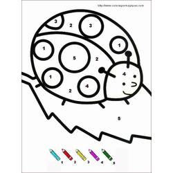 Dessin à colorier: Magique Maternelle (Coloriage numéroté) #180162 - Coloriages à Imprimer Gratuits