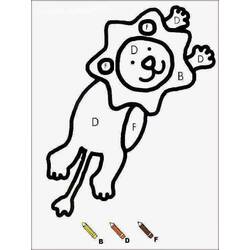 Dessin à colorier: Magique Maternelle (Coloriage numéroté) #180163 - Coloriages à Imprimer Gratuits