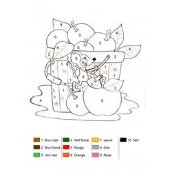 Dessin à colorier: Magique Maternelle (Coloriage numéroté) #180164 - Coloriages à Imprimer Gratuits