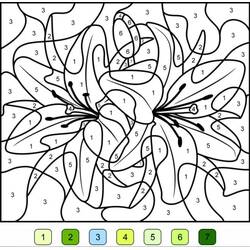 Dessin à colorier: Magique Maternelle (Coloriage numéroté) #180167 - Coloriages à Imprimer Gratuits