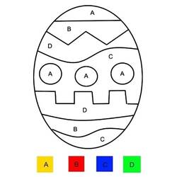 Dessin à colorier: Magique Maternelle (Coloriage numéroté) #180169 - Coloriages à Imprimer Gratuits
