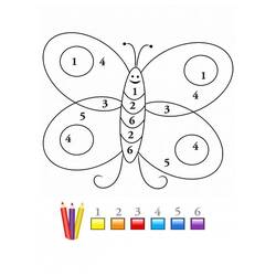 Dessin à colorier: Magique Maternelle (Coloriage numéroté) #180175 - Coloriages à Imprimer Gratuits