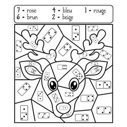 Dessin à colorier: Magique Maternelle (Coloriage numéroté) #180181 - Coloriages à Imprimer Gratuits