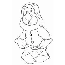 Dessin à colorier: Blanche Neige et les Sept Nains (Contes et Histoires) #133907 - Coloriages à Imprimer Gratuits