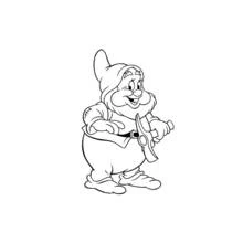 Dessin à colorier: Blanche Neige et les Sept Nains (Contes et Histoires) #133918 - Coloriages à Imprimer Gratuits