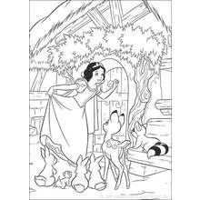 Dessin à colorier: Blanche Neige et les Sept Nains (Contes et Histoires) #133919 - Coloriages à Imprimer Gratuits