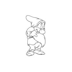 Dessin à colorier: Blanche Neige et les Sept Nains (Contes et Histoires) #133921 - Coloriages à Imprimer Gratuits