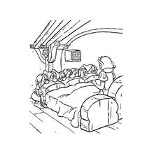 Dessin à colorier: Blanche Neige et les Sept Nains (Contes et Histoires) #133946 - Coloriages à Imprimer Gratuits