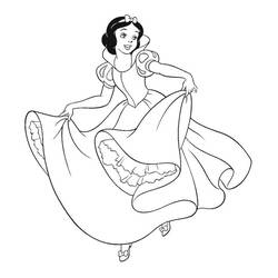 Dessin à colorier: Blanche Neige et les Sept Nains (Contes et Histoires) #133986 - Coloriages à Imprimer Gratuits