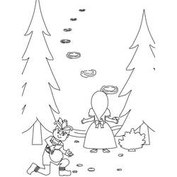 Dessin à colorier: Hansel et Gretel (Contes et Histoires) #214162 - Coloriages à Imprimer Gratuits