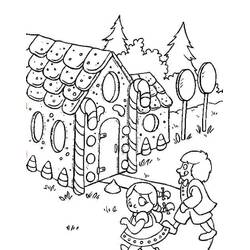 Dessin à colorier: Hansel et Gretel (Contes et Histoires) #214163 - Coloriages à Imprimer Gratuits