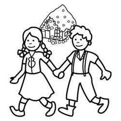 Dessin à colorier: Hansel et Gretel (Contes et Histoires) #214170 - Coloriages à Imprimer Gratuits