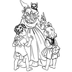 Dessin à colorier: Hansel et Gretel (Contes et Histoires) #214174 - Coloriages à Imprimer Gratuits