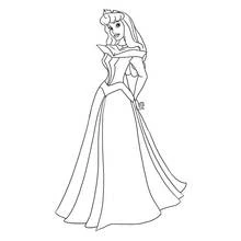 Dessin à colorier: La Belle au bois dormant (Contes et Histoires) #130715 - Coloriages à Imprimer Gratuits
