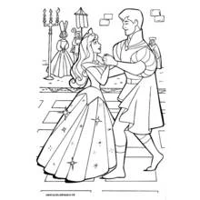 Dessin à colorier: La Belle au bois dormant (Contes et Histoires) #130716 - Coloriages à Imprimer Gratuits