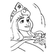 Dessin à colorier: La Belle au bois dormant (Contes et Histoires) #130721 - Coloriages à Imprimer Gratuits