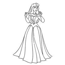 Dessin à colorier: La Belle au bois dormant (Contes et Histoires) #130726 - Coloriages à Imprimer Gratuits