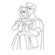 Dessin à colorier: La Belle au bois dormant (Contes et Histoires) #130744 - Coloriages à Imprimer Gratuits