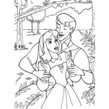 Dessin à colorier: La Belle au bois dormant (Contes et Histoires) #130746 - Coloriages à Imprimer Gratuits