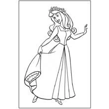 Dessin à colorier: La Belle au bois dormant (Contes et Histoires) #130748 - Coloriages à Imprimer Gratuits
