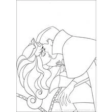 Dessin à colorier: La Belle au bois dormant (Contes et Histoires) #130749 - Coloriages à Imprimer Gratuits