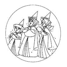 Dessin à colorier: La Belle au bois dormant (Contes et Histoires) #130753 - Coloriages à Imprimer Gratuits