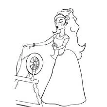 Dessin à colorier: La Belle au bois dormant (Contes et Histoires) #130767 - Coloriages à Imprimer Gratuits