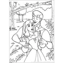 Dessin à colorier: La Belle au bois dormant (Contes et Histoires) #130784 - Coloriages à Imprimer Gratuits