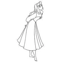 Dessin à colorier: La Belle au bois dormant (Contes et Histoires) #130802 - Coloriages à Imprimer Gratuits