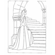 Dessin à colorier: La Belle au bois dormant (Contes et Histoires) #130805 - Coloriages à Imprimer Gratuits