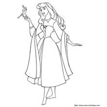 Dessin à colorier: La Belle au bois dormant (Contes et Histoires) #130810 - Coloriages à Imprimer Gratuits