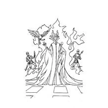 Dessin à colorier: La Belle au bois dormant (Contes et Histoires) #130850 - Coloriages à Imprimer Gratuits