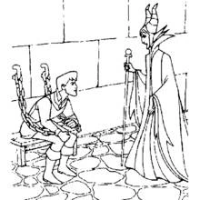 Dessin à colorier: La Belle au bois dormant (Contes et Histoires) #130864 - Coloriages à Imprimer Gratuits