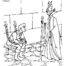 Dessin à colorier: La Belle au bois dormant (Contes et Histoires) #130877 - Coloriages à Imprimer Gratuits