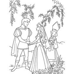 Coloriage La Belle au bois dormant (Contes et Histoires) #208959 à imprimer et colorier