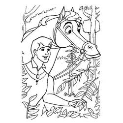 Dessin à colorier: La Belle au bois dormant (Contes et Histoires) #208960 - Coloriages à Imprimer Gratuits