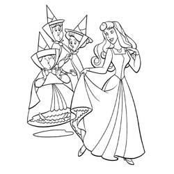 Coloriage La Belle au bois dormant (Contes et Histoires) #208962 à imprimer et colorier