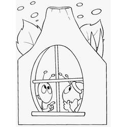Dessin à colorier: La Cigale et la Fourmi (Contes et Histoires) #191432 - Coloriages à Imprimer Gratuits