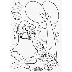 Dessin à colorier: La Cigale et la Fourmi (Contes et Histoires) #191435 - Coloriages à Imprimer Gratuits
