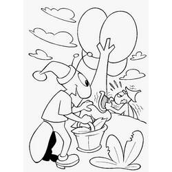 Dessin à colorier: La Cigale et la Fourmi (Contes et Histoires) #191436 - Coloriages à Imprimer Gratuits