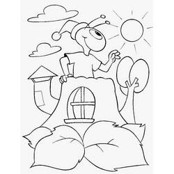 Dessin à colorier: La Cigale et la Fourmi (Contes et Histoires) #191443 - Coloriages à Imprimer Gratuits
