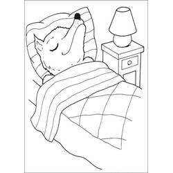 Dessin à colorier: Le Petit Chaperon rouge (Contes et Histoires) #205981 - Coloriages à Imprimer Gratuits