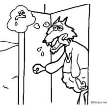 Dessin à colorier: Le Petit Chaperon rouge (Contes et Histoires) #49221 - Coloriages à Imprimer Gratuits