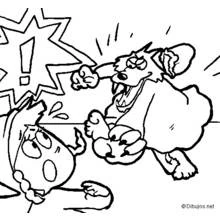 Dessin à colorier: Le Petit Chaperon rouge (Contes et Histoires) #49255 - Coloriages à Imprimer Gratuits