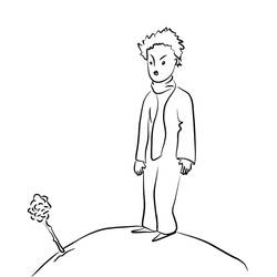 Dessin à colorier: Le Petit Prince (Contes et Histoires) #182674 - Coloriages à Imprimer Gratuits