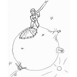 Dessin à colorier: Le Petit Prince (Contes et Histoires) #182680 - Coloriages à Imprimer Gratuits