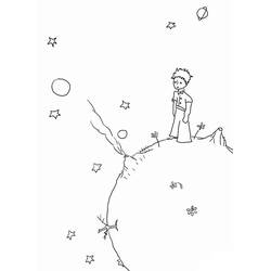 Dessin à colorier: Le Petit Prince (Contes et Histoires) #182681 - Coloriages à Imprimer Gratuits