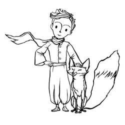 Dessin à colorier: Le Petit Prince (Contes et Histoires) #182689 - Coloriages à Imprimer Gratuits